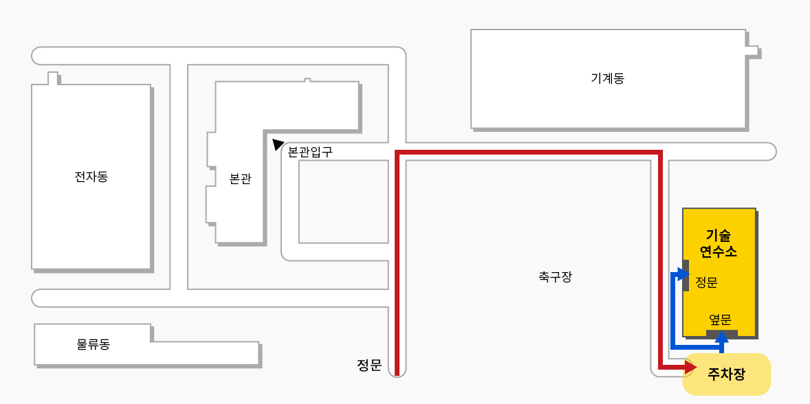 한국화낙 주차장 오시는길